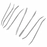 ZJchao Doppelseitiges Raspelfeilen-Holzset, Legierter Stahl, Schnitzerei, Holzbearbeitung, Polieren, 8-teilig, Zum Gravieren Schmaler Bereiche