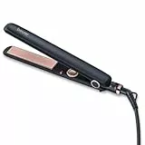 Beurer HS 30 Haarglätter, Glätteisen mit Keramik-Turmalin-Beschichtung und Schnellaufheizung, schwarz / rosé