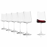 Stölzle Lausitz Bordeauxgläser Power 6er Set 650 ml – Hochwertige Weingläser ideal für Bordeaux – Moderne Bordeauxkelche aus Kristallglas für maximale Geschmacksentfaltung – Spülmaschinen- & Stoßfest