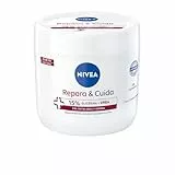 NIVEA Repara & Care Feuchtigkeitscreme für Körper, Gesicht und Hände (1 x 400 ml), Feuchtigkeitscreme mit Glycerin und Urea, 72h Feuchtigkeit für extra trockene und raue Haut