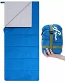 Schlafsack Sommerschlafsack: Sportneer 190×85cm Schlafsacke Sommer Tragbar Leicht Wasserdicht Sleeping Bag mit Kompressionssack für Camping, Backpacking, Wandern, Reisen