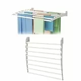 Innotic Wäscheständer Wandmontage Klappbar, Rostfrei, Wasserdicht Platzsparend Wäscheständer Wand für Bad, Innen und Draußen, Balkon, Waschraum, 30 kg Belastung, Weiß, 60cm