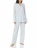 CALIDA Sweet Dreams Pyjama, durchgeknöpft Damen, aus 100% Baumwolle, Hose mit stoffbezogenem Gummibund