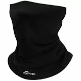 toptrek Schlauchschal Herren Damen Winter, Winddicht Warm halstuch, Hochelastisch Atmungsaktiv Halswärmer, Multifunktionstuch für Outdoor Laufen Radfahren Skifahren Motorradfahren
