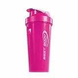 Best Body Nutrition Eiweiß Shaker pink – 700 ml Protein Shaker mit Sieb & Mess-Skala – auslaufsicher – spülmaschinengeeignet – BPA-frei – für klumpenfreie Proteinshakes