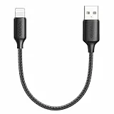 RAVIAD iPhone Ladekabel Kurz, 50CM Lightning Kabel MFi Zertifiziert Nylon iPhone Kabel Kompatibel für iPhone 14 13 12 11 Pro Max Mini XS XR X SE 2020 8 8 Plus 7 7 Plus 6s 6 5s 5- Schwarz