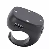 Tiktok Scrolling Ring, Bluetooth -Fernbedienungs -Seite Turner mit Touchscreen für den Kamera -Shutter, das Ansehen von Kurzen Videos, das Fotografieren, das Hören von Musik