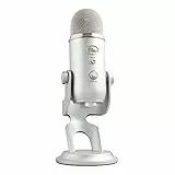 Blue Microphones Yeti Professionelles USB-Mikrofon für Aufnahmen, Streaming, Podcasting, Broadcasting, Gaming, Voiceover und mehr, Plug 'n Play auf PC und Mac - Silber