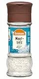 Ostmann Gewürze - Grobes Meersalz in der Mühle | Nachfüllbare Salzmühle zum Nachwürzen bei Tisch | 130 g im Glas