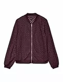 VERO MODA Damen Vmbecca Ls Bomber Lace Top JRS Noos, Winetasting, l