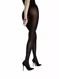 FIORE OUVERT 20/80 Strumpfhose mit Öffnung Schritt offen flache Naht 20/80 DEN S-XXL (M, 80DEN Schwarz)