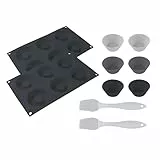 Cecotec Zubehör für Heißluftfritteusen - Air Fryer - Cecofry SweetBake XL Pack Zubehör. Hochwertige, BPA-freie Silikonformen für Donuts und Muffins, Silikonpinsel