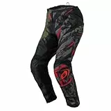 O'NEAL | Motocross-Hose | MX Mountainbike | Passform für Maximale Bewegungsfreiheit, Leichtes, Atmungsaktives und langlebiges Design | Pants Element Ride | Erwachsene | Schwarz Grün | Größe 32/48