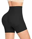 YARRCO Damen Po Push Up Unterhose Bauchweg Butt Lifter Miederhose Hoch Taille Shapewear Figurformende Miederpants Hip Enhancer (Schwarz, 2XL)