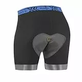 X-TIGER Fahrradhose Herren Radlerhose 5D Gepolsterte Radhose Fahrradunterhose Radunterhose MTB Bike Kurze Hosen
