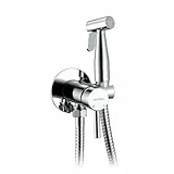 GRIFEMA Bidet mit Handbrause – Einhebelmischer für Bidet WC, Schwarz, Warm- und Kaltwasser, G154-1