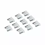 Silverline ATT 987170 Mini-Flachsicherungen, flaches Profil, 25 A, transparent, 10 Stück