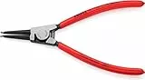 KNIPEX Sicherungsringzange für Außenringe auf Wellen mit Kunststoff überzogen schwarz atramentiert 180 mm, 46 11 A2