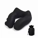 Dreamjoys Reisekissen Flugzeug 3.0 Aufblasbare, Nackenkissen Reise, Travel Pillow, Reisekissen Memory Foam, Ideal Für Reisen Mit Flugzeug, Auto, Zug