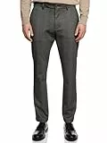 JEFF Herren JFLuca Anzughose Stretchhose | Chino Herrenhose Stretch Stoffhose Check, 38/32