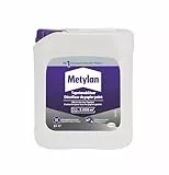 Metylan Aktiv Tapetenablöser, Tapetenlöser mit Aktiv-Wirkstoff löst schnell und problemlos alle Tapeten & Raufasertapeten, leicht dosierbarer Tapetenentferner, 1x5l