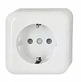 HEITECH Schutzkontakt-Steckdose, AP 250V 16 A VDE CE