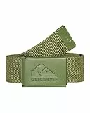 Quiksilver Haupt – gewebter Gürtel für Herren, Loden Green, One size