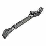 Prophete Seitenständer Ursus King | Fahrradständer für City- und Trekkingräder | höhenverstellbar für 26 bis 28 Zoll | Fahrradständer | Fahrradzubehör | Aluminium | Schwarz