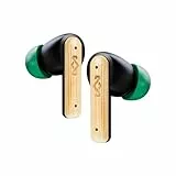 Marley Little Bird True Wireless Bluetooth Kopfhörer – IPX4 Kopfhörer kabellos mit Mikrofon, 24 Stunden Wiedergabezeit, In-Ear Ohrhörer klein, USB-C-Schnellladecase, Schwarz