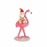 Joogour Flamingo-Dekorationen, Statue – Exquisiter Flamingo mit Zwergen, Geschenke für Frauen und Mütter, ideale Outdoor-Rasen-Flamingo-Dekoration, rosa Flamingo-Statuen-Kollektion