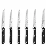 Richardson Sheffield CUCINA Steakmesser-Set, für 6 Personen, rostfrei & spülmaschinenfest, Steakbesteck, Pizzabesteck, Essbesteck