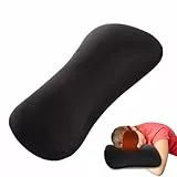 Mimoqk Kissen aus Mikroperlen – Reisekissen aus Mikroperlen – ergonomische Kopfstütze, tragbar, für Flugzeug, Sofa, Camping, Auto, Reisen, Reisen