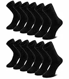 QINCAO 6/10 Paar Socken Herren Damen Baumwolle Herrensocken Schwarz Sport Socks Atmungsaktive