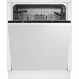 Beko BDIN16430 b300 Einbau-Geschirrspüler 60 cm vollintegriert, für 14 Maßgedecke, 3 Spülebenen, 5 Temperaturen, 6 Programme, halbe Beladung, automatische Türöffnung, MultiTab, Quick&Clean