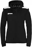 Kempa Damen Emotion 27 Kapuzenjacke Sport-Jacke, Schwarz/Weiß, M EU