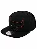 Mitchell & Ness BH72Q2 Snapback Cap Chicago Bulls Schwarz, Size:ONE Size