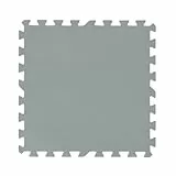 Bestway Pool-Bodenschutzfliesen Set 9 Stück á 50 x 50 cm, grau