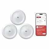 X-Sense 3er Set WLAN-Wassermelder mit Frostwarnung, Tieftemperatur-Melder, Smarter Sensor mit App-Benachrichtigungen, für Küche, Bad und Keller, kompatibel mit der X-SENSE Home Security App, SWS0B