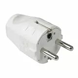 Bachmann Stecker Montagestecker Schutzkontakt, 910200,Weiß