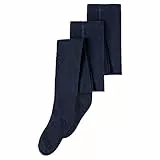 NAME IT Unisex Nknpantyhose 2p Solid Noos Socken, Dark Sapphire, 122 EU