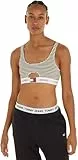 Tommy Jeans Damen Bralette Cut-out, Mehrfarbig (Tj Skinny Stripe), L