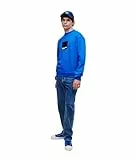 KARL LAGERFELD JEANS, Herren, Box Logo Sweat, Normale Passform, KLJ Blau, L