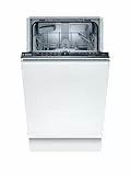 Bosch SPV2IKX10E Serie 2 Smarter Geschirrspüler vollintegriert, 45 cm breit, Besteckkorb, Extra Trocknen auf Knopfdruck, InfoLight roter Lichtpunkt am Boden, AquaStop Schutz gegen Wasserschäden, Weiß