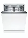 Bosch SMV6ZCX16E, Stiftung Warentest GUT (2,2)*, Serie 6, vollintegrierter Geschirrspüler mit Besteckschublade, 60 cm, PerfectDry, Intelligent Programm, Max Flex Körbe, Vario Schublade, Home Connect