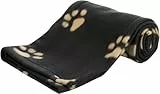 Trixie 37192 Fleecedecke Beany, 100 × 70 cm, schwarz