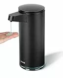 AIKE SensePro Seifenspender Automatisch, USB-C aufladbar, Edelstahl 380ml für Flüssigseife Schwarz Matt