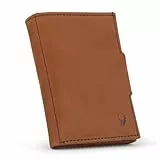 DONBOLSO NextGen Slim Wallet - mit Münzfach | RFID Schutz | Kreditkartenetui für bis zu 11 Karten | Minimalistische Portemonnaie | Vintage Braun