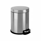 TARUNMO Restmülleimer Deckel Aus Edelstahl,Mülleimer Soft-Close,5L Trash Bin Tretmülleimer Mit,Toilet Trash Bin 5L Herausnehmbarer Innenbehälter (Original, 5L)