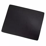 Hama Mauspad (Mousepad 22,3 x 18,3 cm, ultradünn, ideal für Büro oder Videospiele, rutschfeste Unterseite, strapazierfähig) Schwarz
