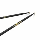 ProMark Schlagzeug Sticks - Rebound 2B - ActiveGrip - Wird klebriger, wenn die Hände schwitzen - Active Grip Finish, Eichel-Tipp, Hickoryholz - 1 Paar